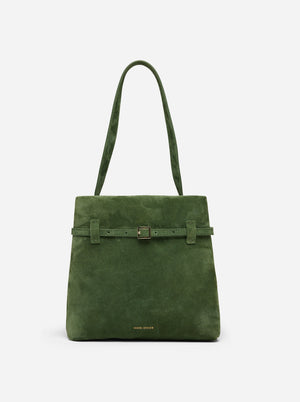 Mini Tote du Jour Velvet Green Suede