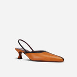 City Mules Orange Camel & Black