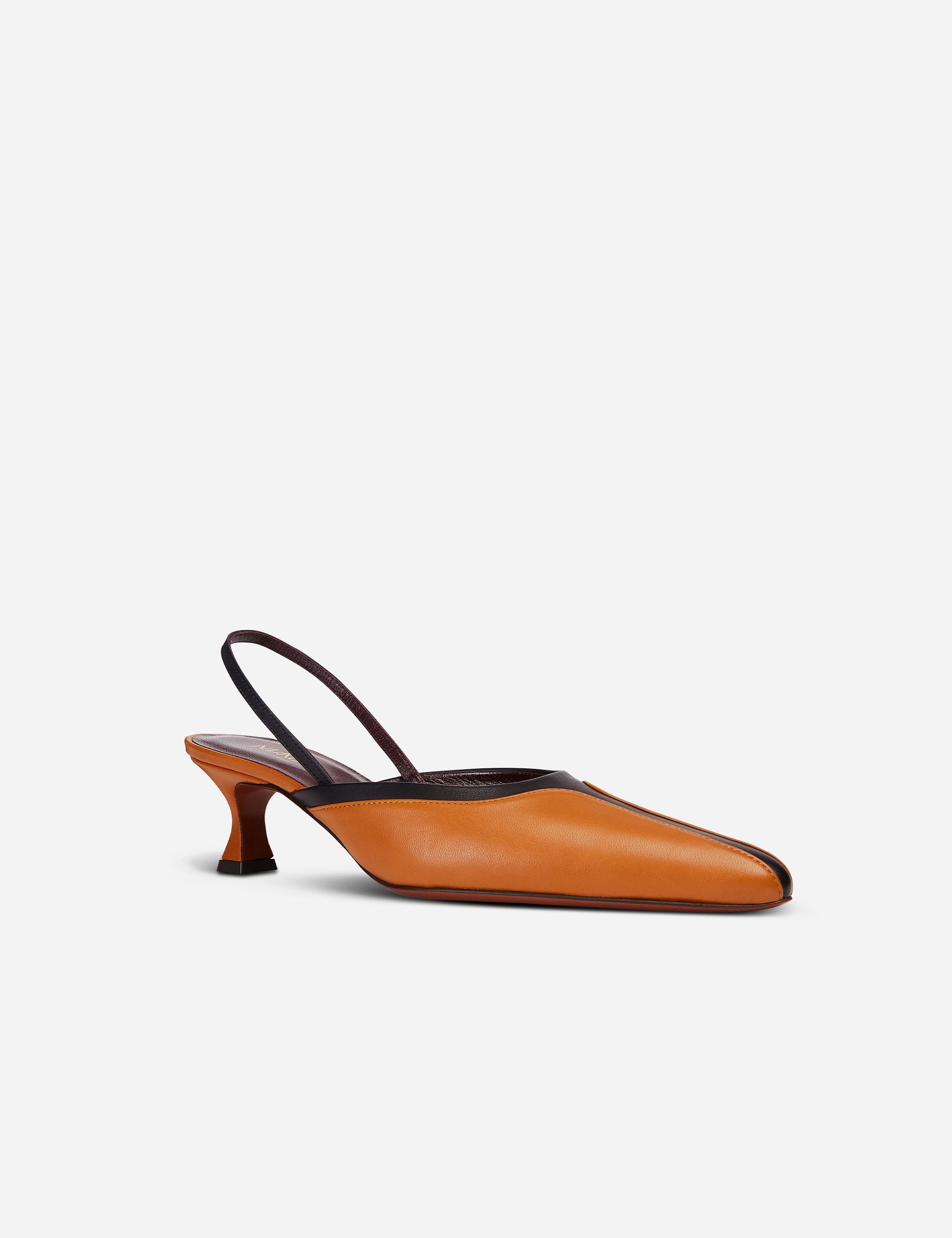 City Mules Orange Camel & Black