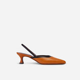 City Mules Orange Camel & Black Side
