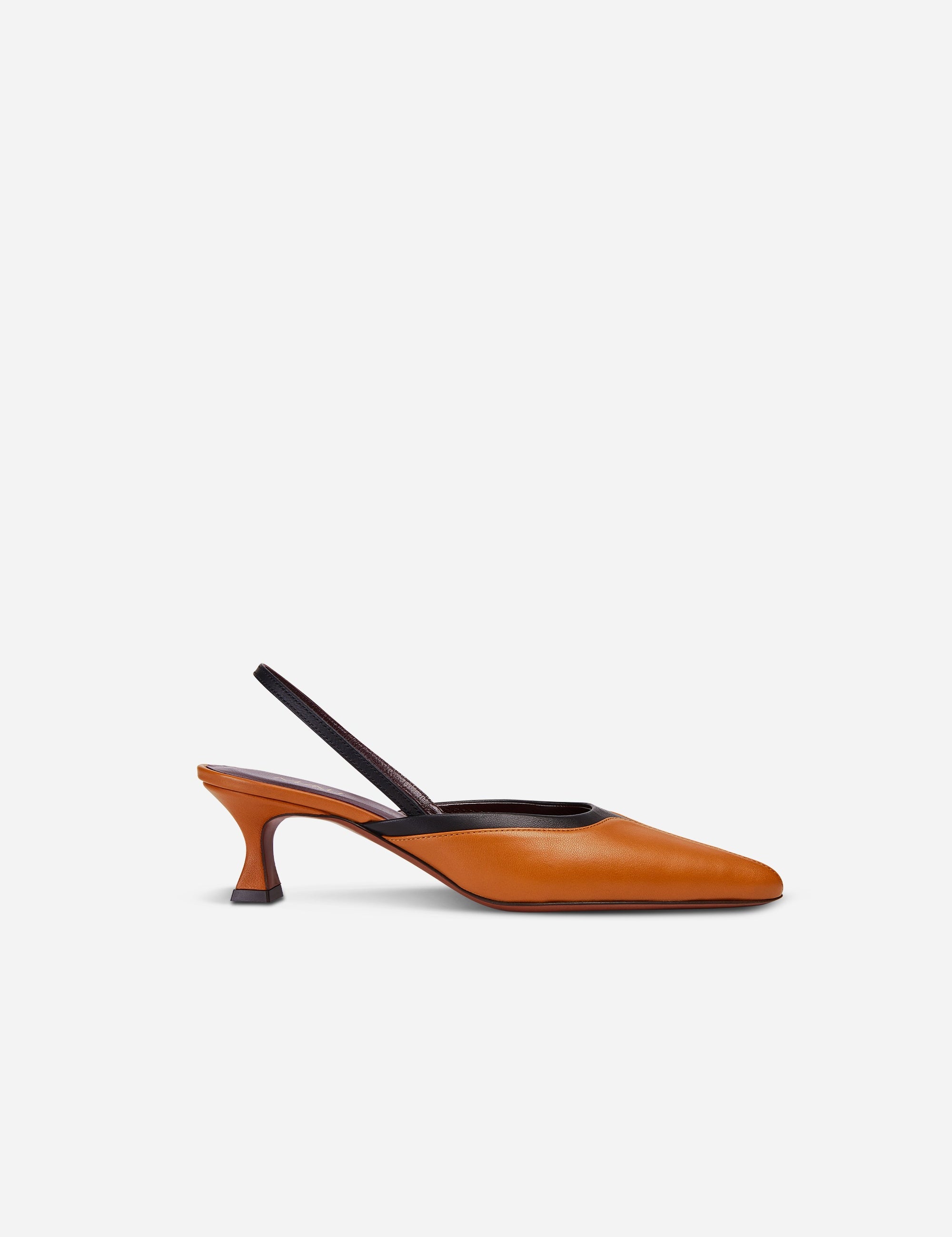 City Mules Orange Camel & Black Side