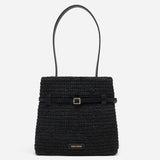 MINI TOTE DU JOUR BLACK CROCHET 