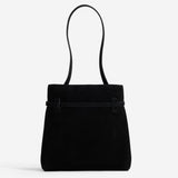 Mini Tote du Jour Black Suede Back