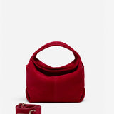 Mini Gala Red Suede 