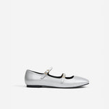 Manu Ballet Flats With Double Belt Magic Soft