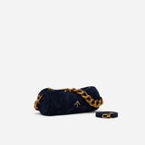 XX Mini Cylinder Dark Navy Suede