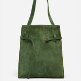 Tote du Jour Velvet Green Suede