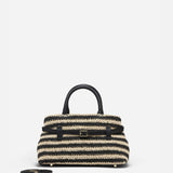LE CAMBON 25 ECRU & BLACK CROCHET 