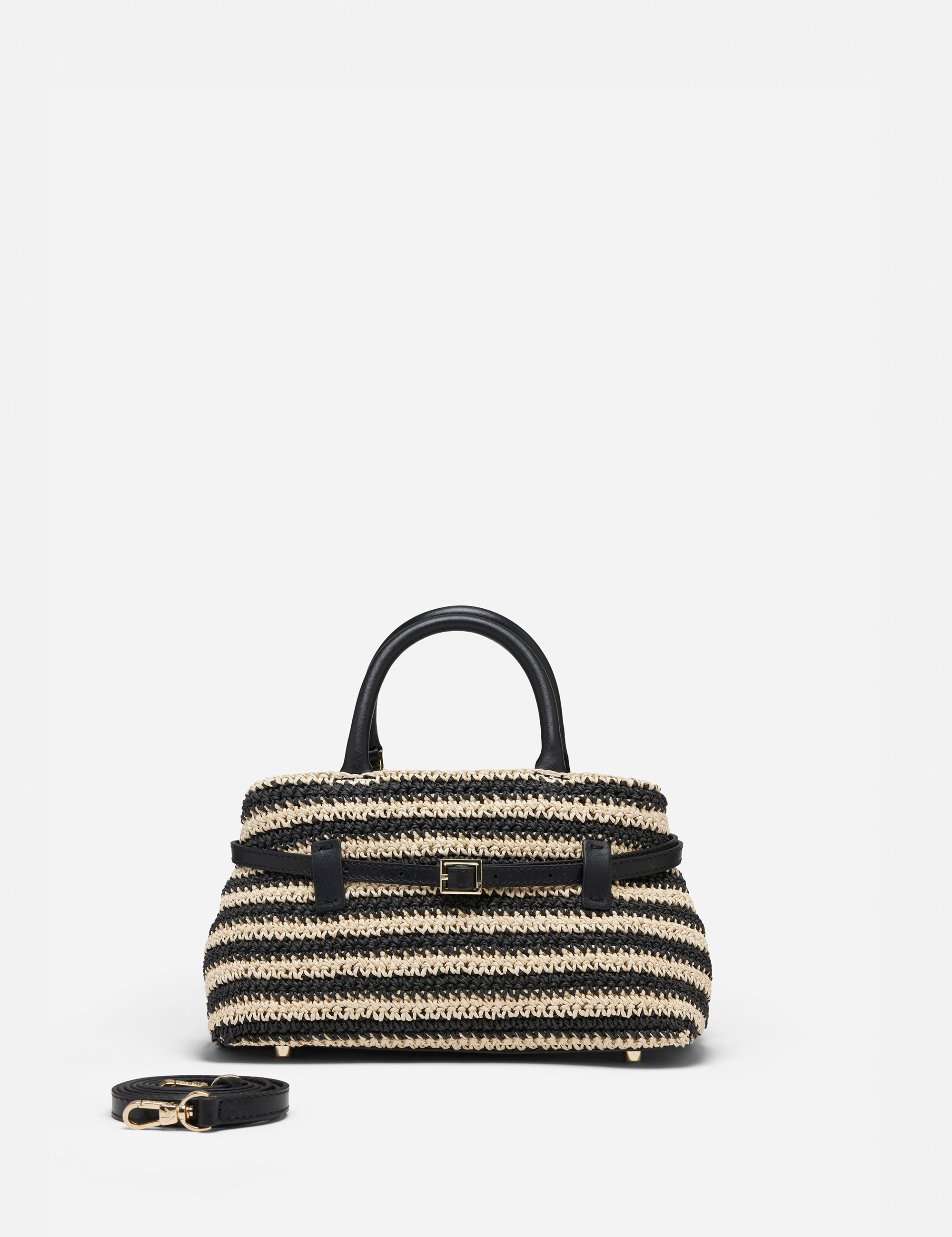 LE CAMBON 25 ECRU & BLACK CROCHET 