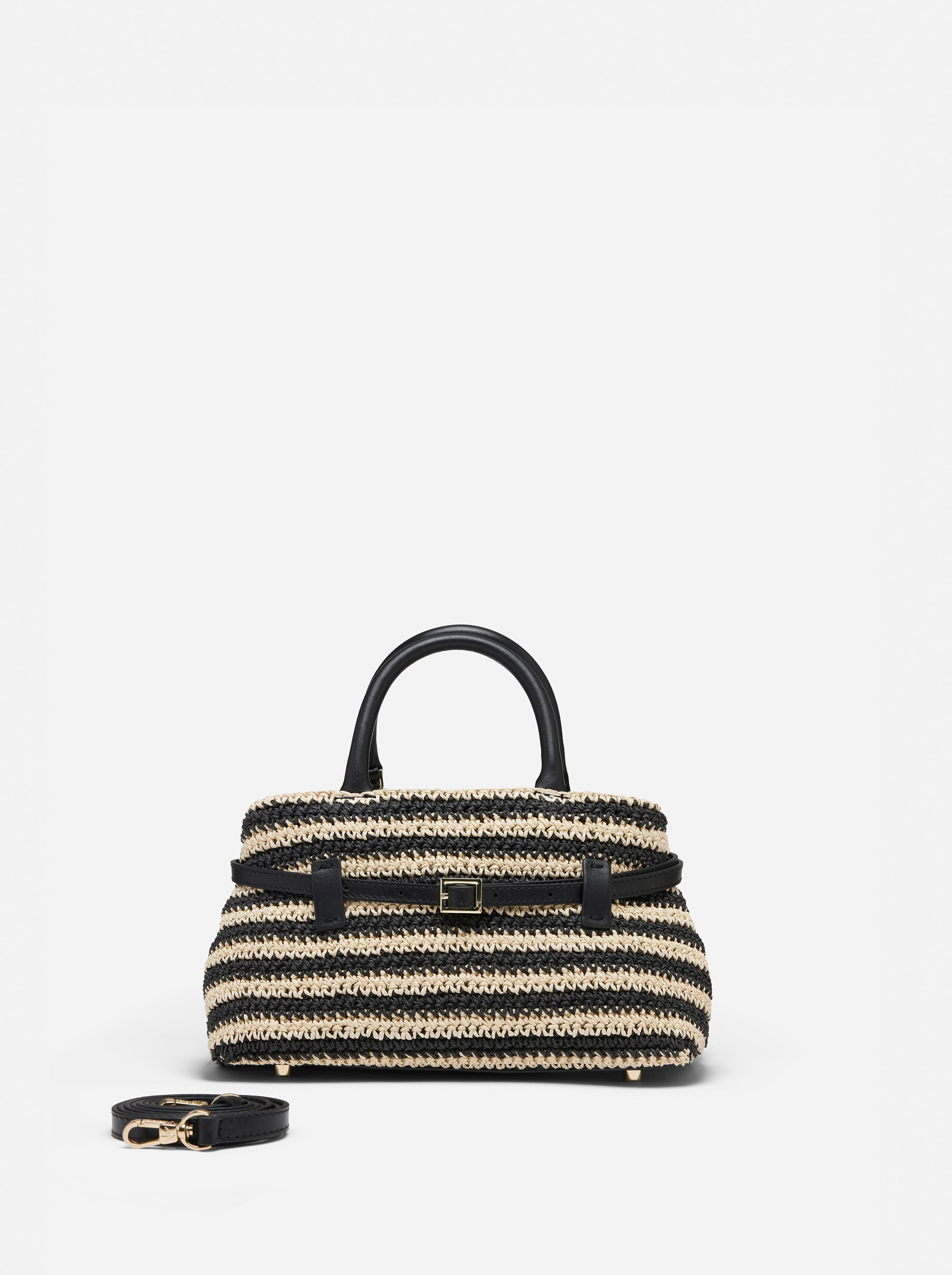 LE CAMBON 25 ECRU & BLACK CROCHET 