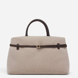 Le Cambon 40 Beige Canvas & Bitter Brown Front 