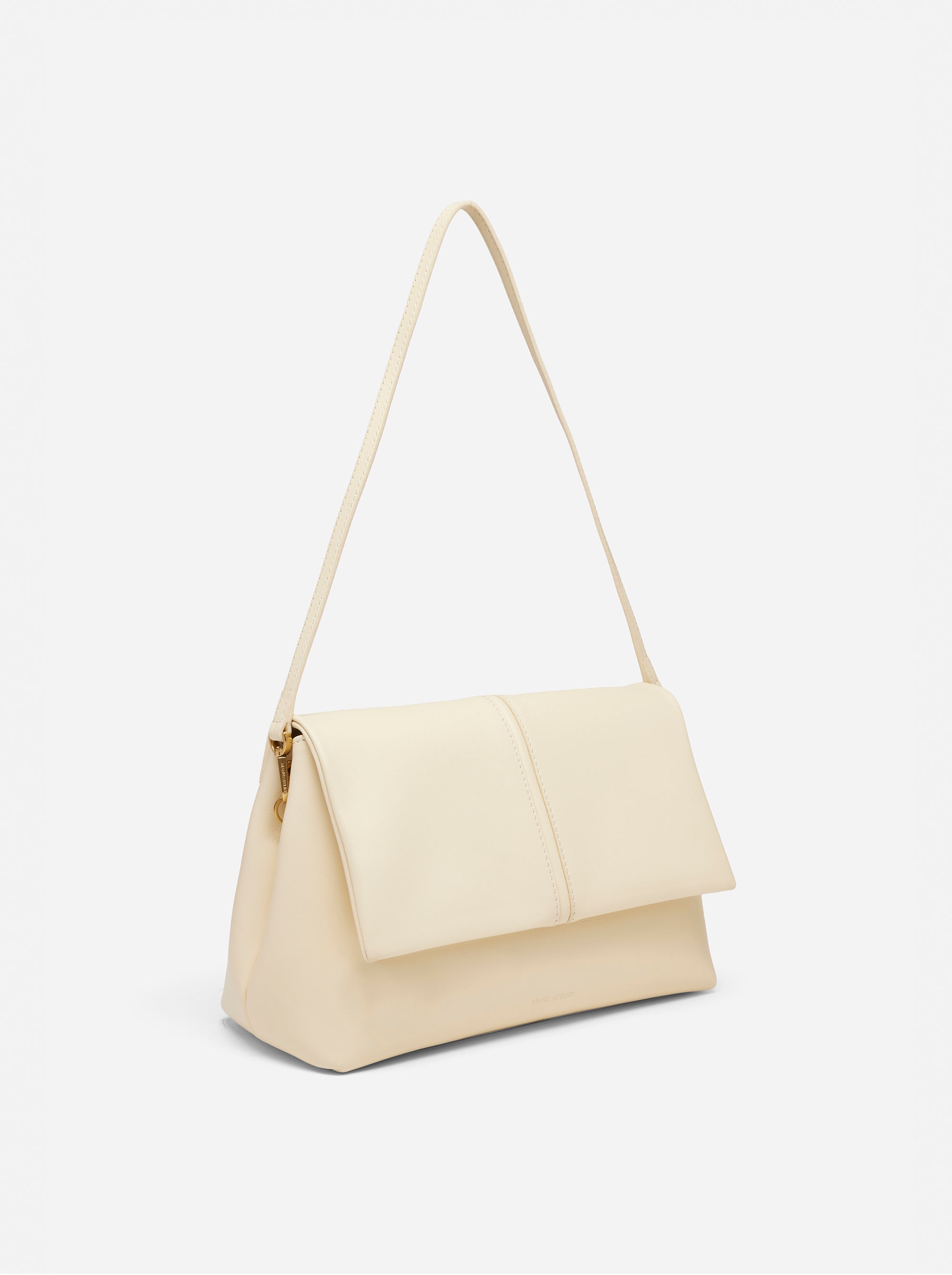 THE FOLD BAG SOFT CALF LEATHER VANILLA