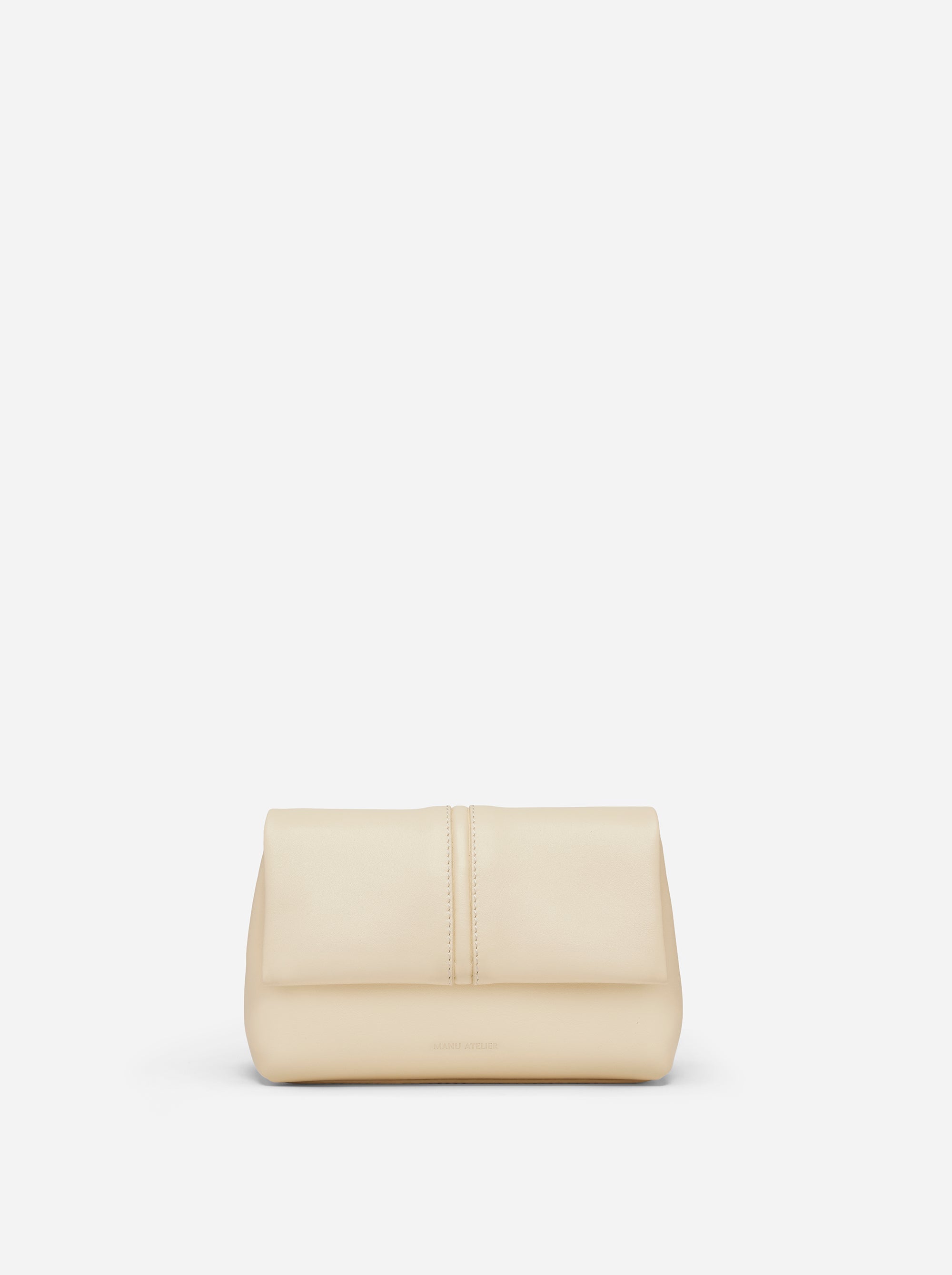 THE MINI FOLD BAG SOFT CALF LEATHER VANILLA