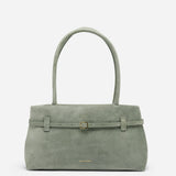 Le Cambon East West Pepe Green Suede