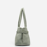 Le Cambon East West Pepe Green Suede