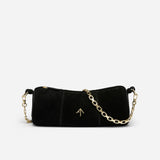 Cylinder Black Suede