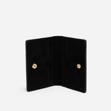 Manu Cardholder Black Suede