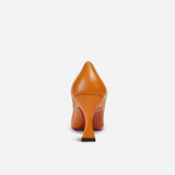 Duck Pumps Orange Camel & Cabarnet